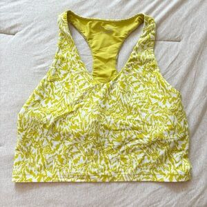 Aerie Offline Yellow Sports Bra size Large